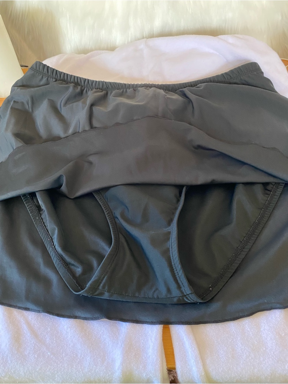 Kirkland Signature Women's Swim Skirt in Charcoal Black